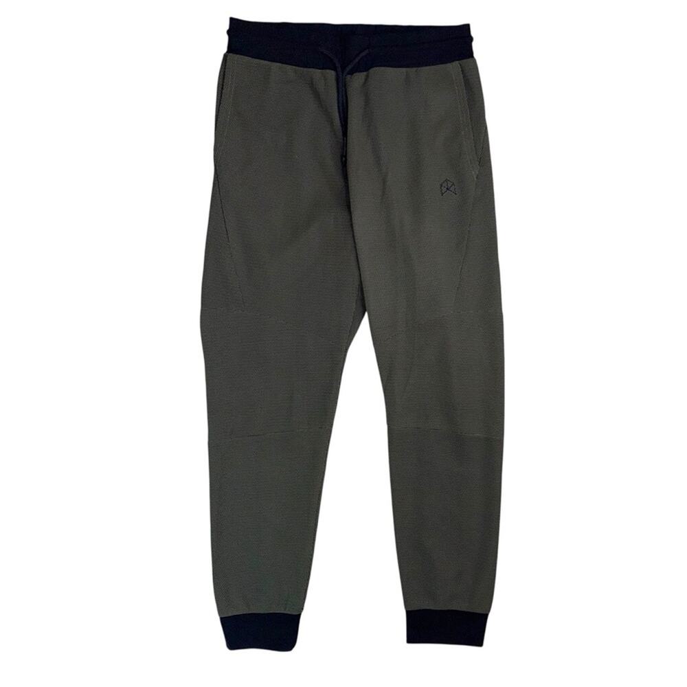 BMFit Gear Men's Olive Green and Black Joggers Sweatpants Size Large